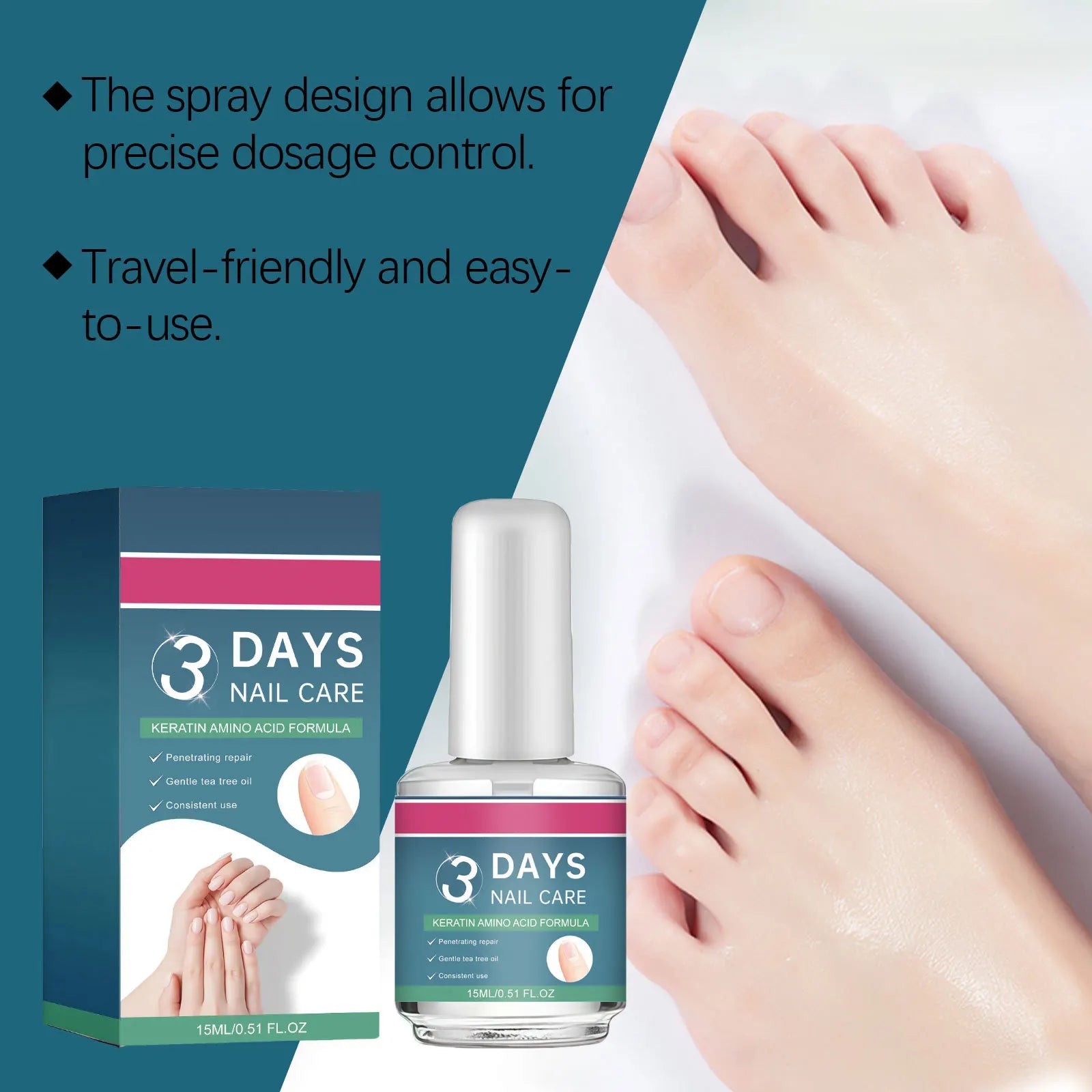 Plant-Based Nail Care Treatment Polish Restore Nail Health Moisturize Brightening Fingernail Repair Smooth Surface Nail Care Oil Oasis Select