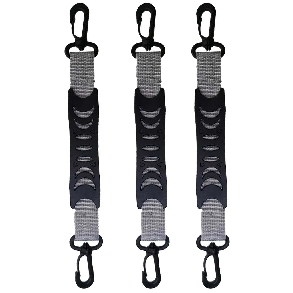 Portable Skates Shoes Holder High-Strength Roller Skates Shoes Handle Winter Skating Shoes Carrier Oasis Select gray 3 piece