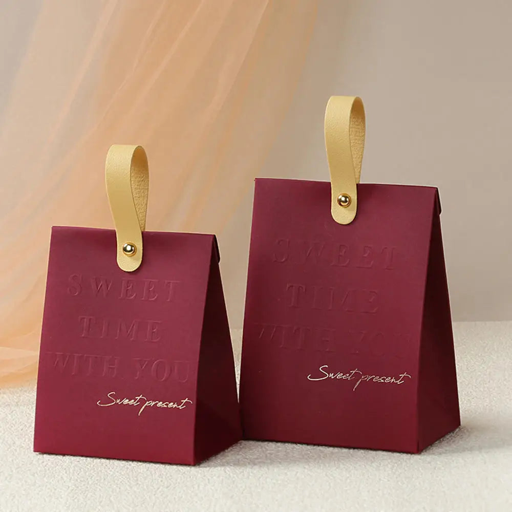 Large Triangle Shape Paper Bag Packaging Box With Handles Wedding Gifts For Guests Candy Boxes For Wedding Baby Shower Party Oasis Select 03-14.5x11x7cm Other