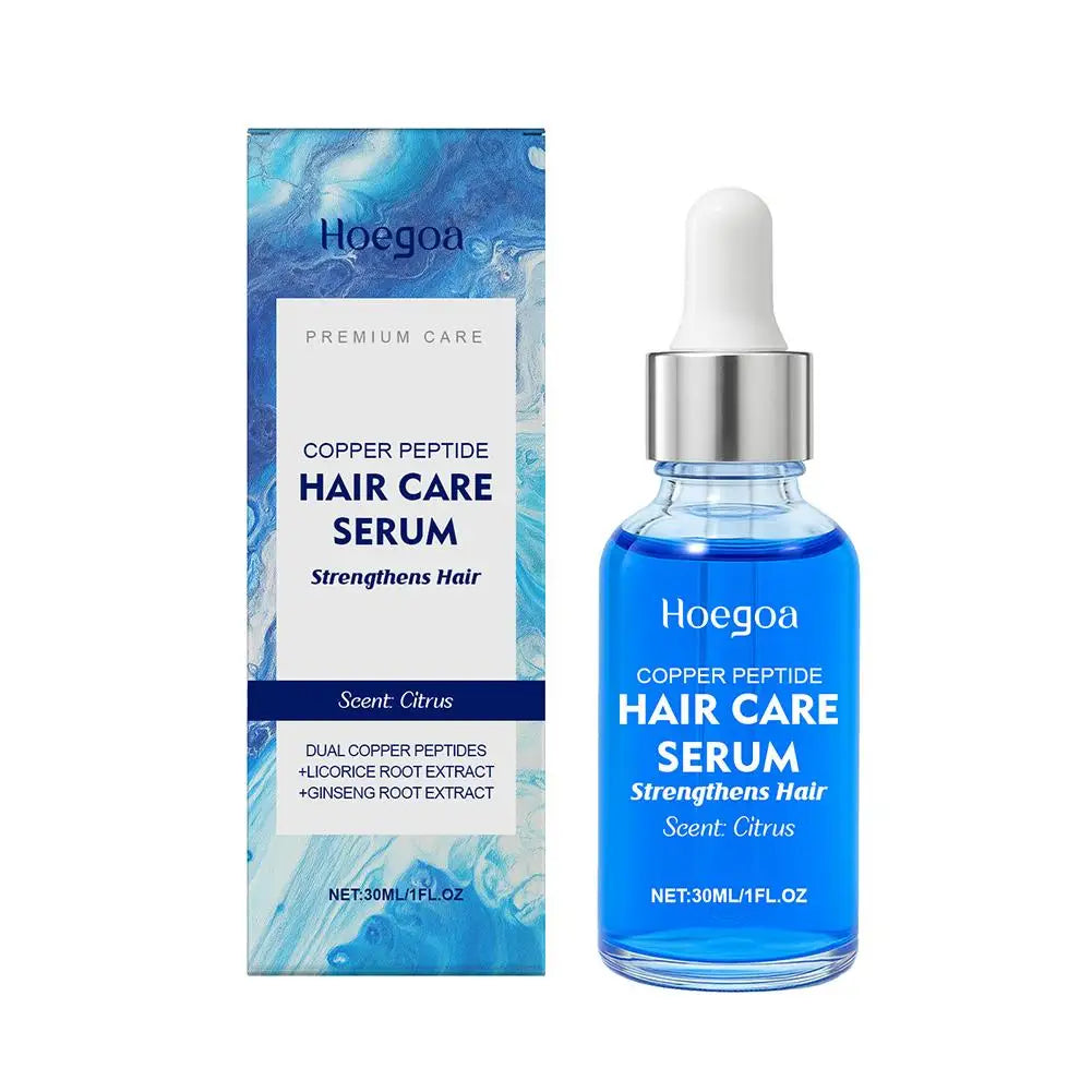 30ML Copper Peptide Serum for Hair Growth, Biotin & Peptide Hair Density Serum Tripeptide Scalp Care for Thicker, Fuller Hair Oasis Select 30ml