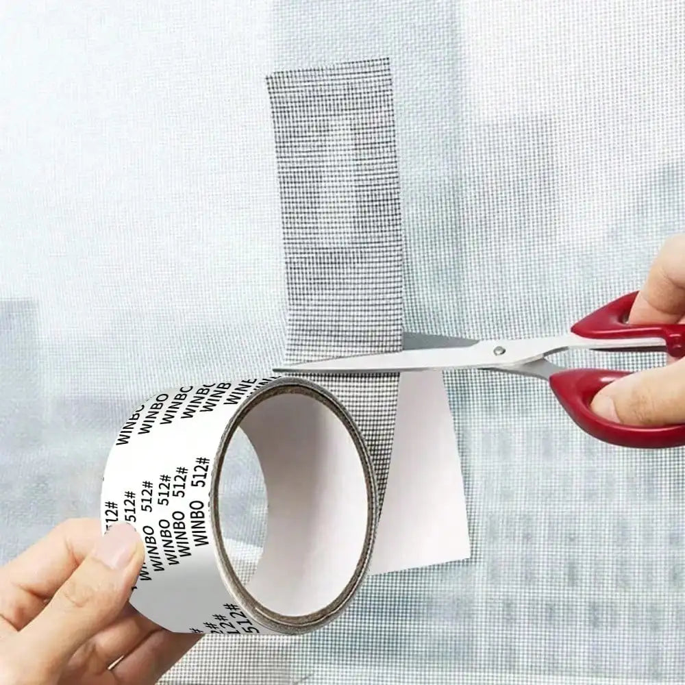 5 Pieces Self Adhesive Window Screen Repair Tape Anti Mosquito Net Patch Door Curtain Hole Subsidy Repair Mesh Tape Oasis Select