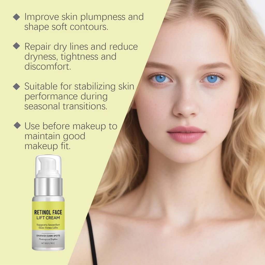 Retinol Face Cream Dark Spot Corrector Firming Lifting & Brightening Moisturizer Restores Elasticity Hydrate Repairing Skin Care Oasis Select