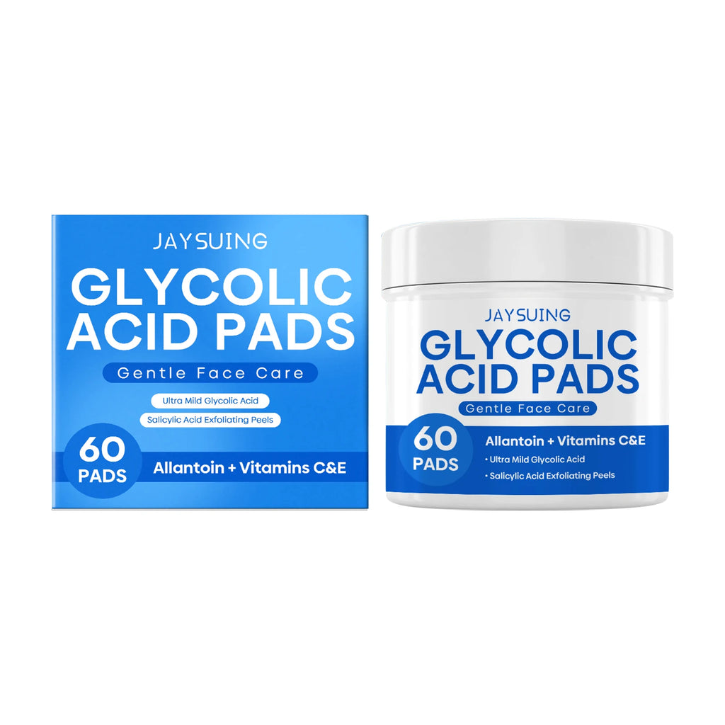 Glycolic Acid Exfoliating Face Pads 60ct – Brighten & Smooth Exfoliating Face Pads Oasis Select 60pads boxed