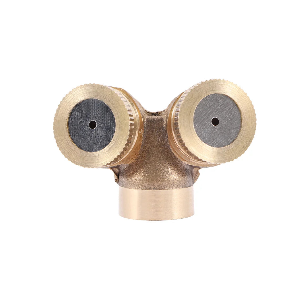 1/2/3/4 Holes Agricultural Connector Lawn Watering Cool Dust Irrigation System Spray Nozzle Garden Tools Misting Sprinklers Oasis Select 2 Holes