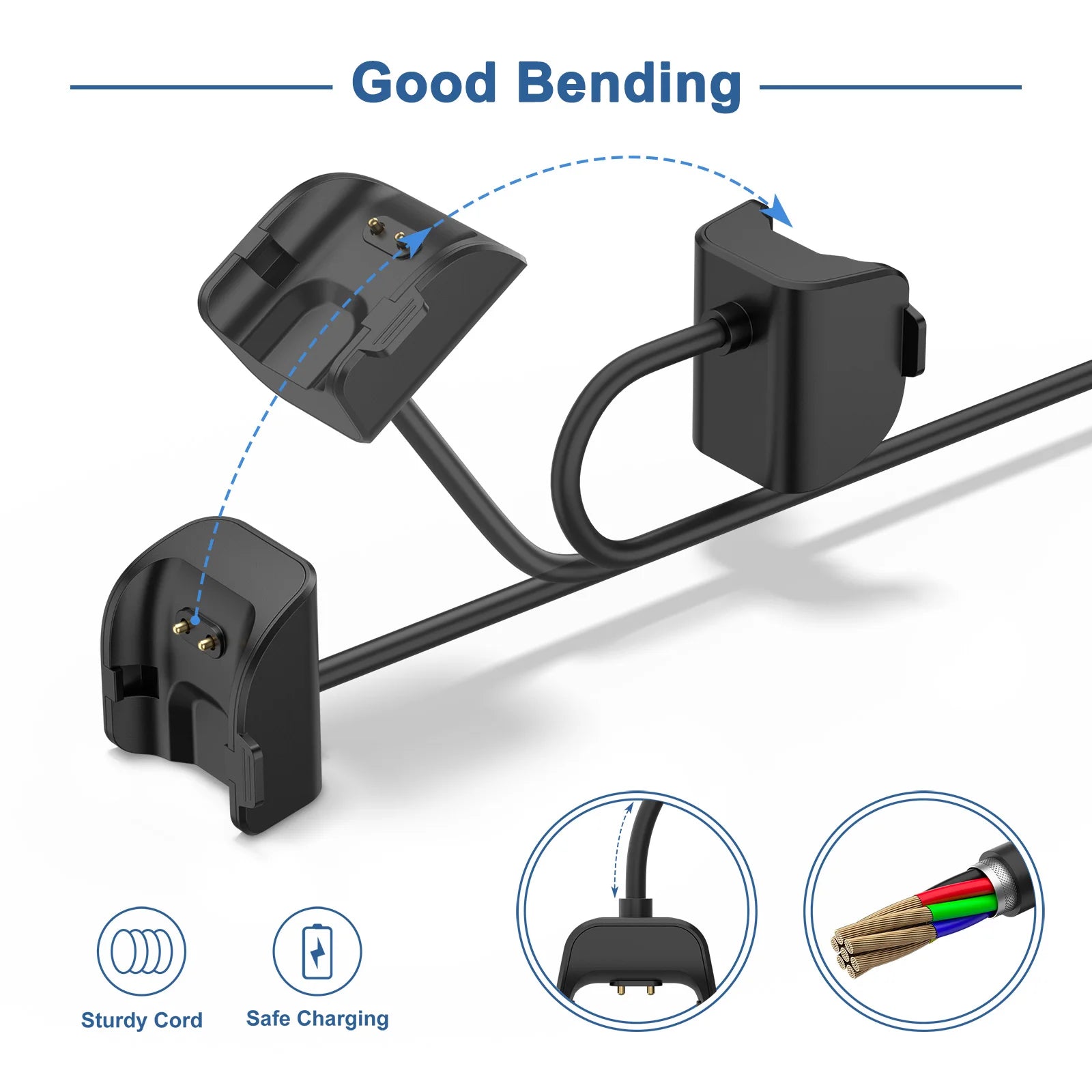 USB Charging Dock for Samsung Galaxy Fit 2 SM-R220 Smartwatch Smartwatch Charging Dock Oasis Select