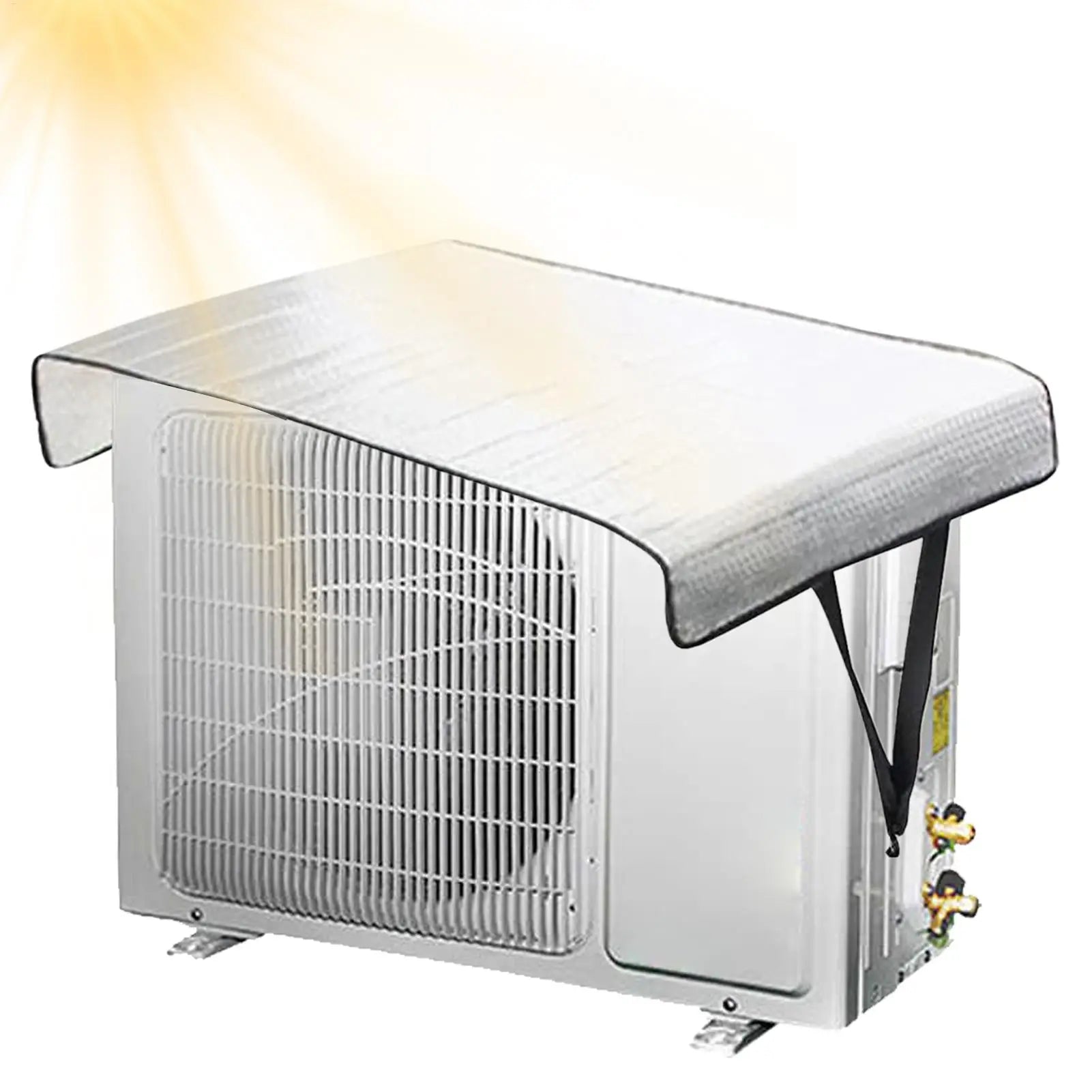 AC Unit Covers Outdoor Dustproof Sleeve for Air Conditioner Waterproof AC Condenser Compressor Sun Shade for Winter Weather Oasis Select