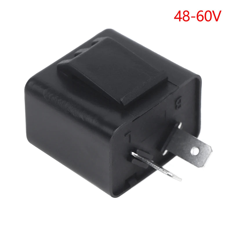 Hot Sale Flasher Relay Turn Signal DC 12V 48V 60V 2Pins Buzzer Beep Flasher Relay Blinker Indicator Flashers Turn Light Signals Oasis Select B