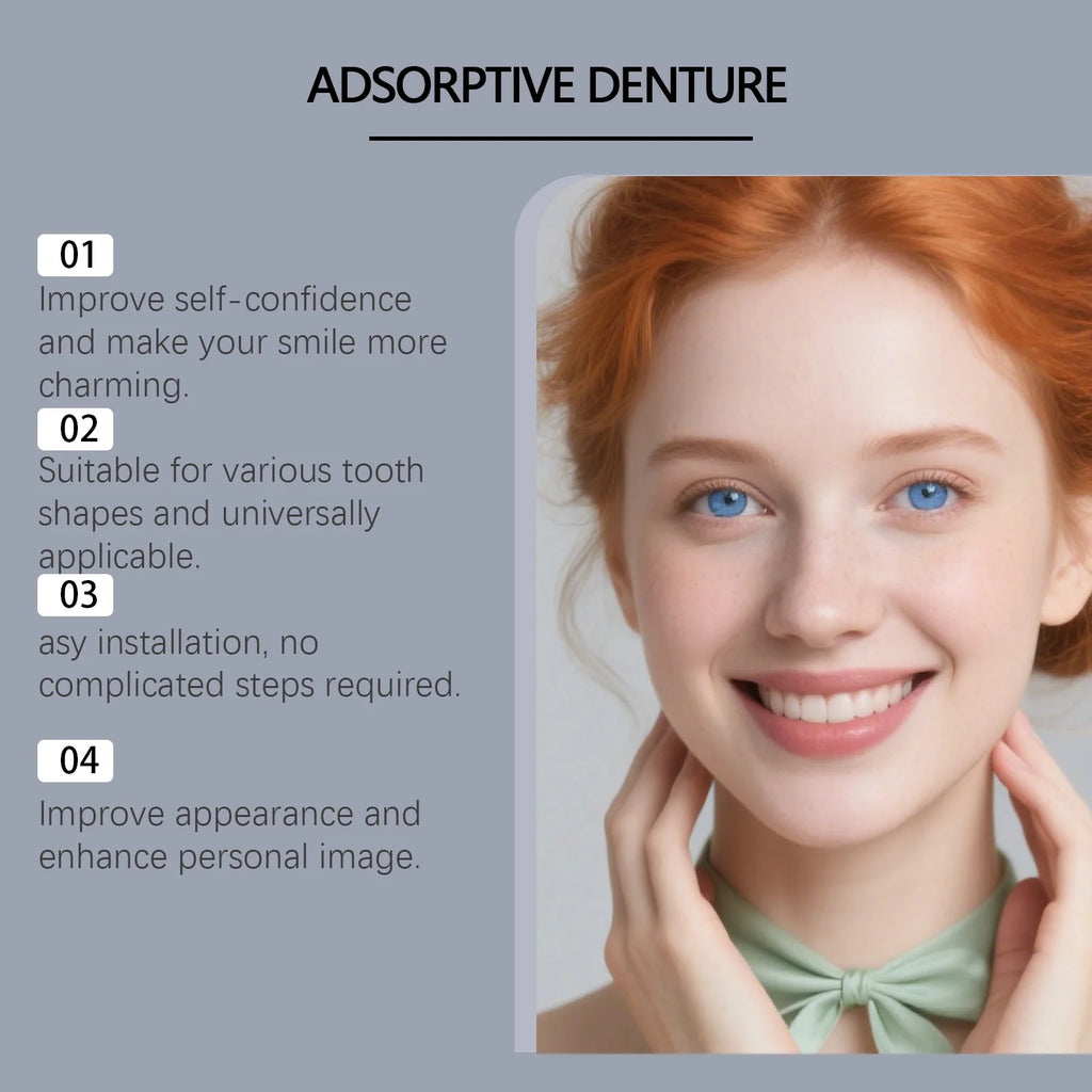 Denture Decoration Set - Daily Decoration for Oral Cavity & Teeth, Comfortable Fit for Dentures, Reveals Natural Smile Oasis Select