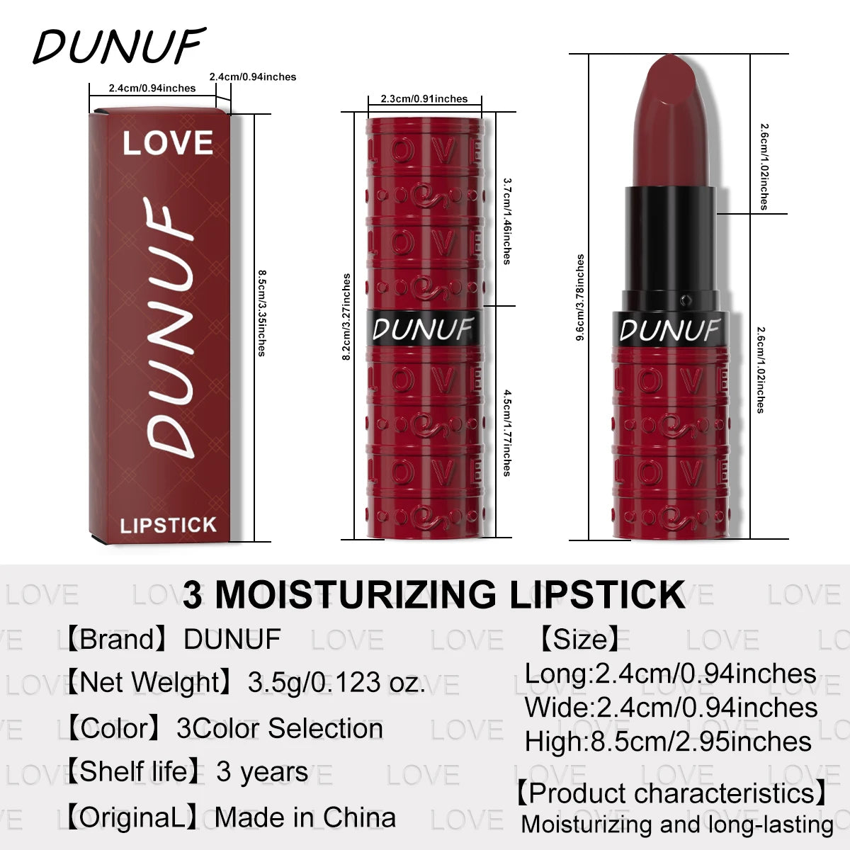 Moisturizing Lip Gloss Non-sticky Lipstick Reduce Lip Lines Brown Red Nude Lipstick Perfect Choice For Winter Oasis Select