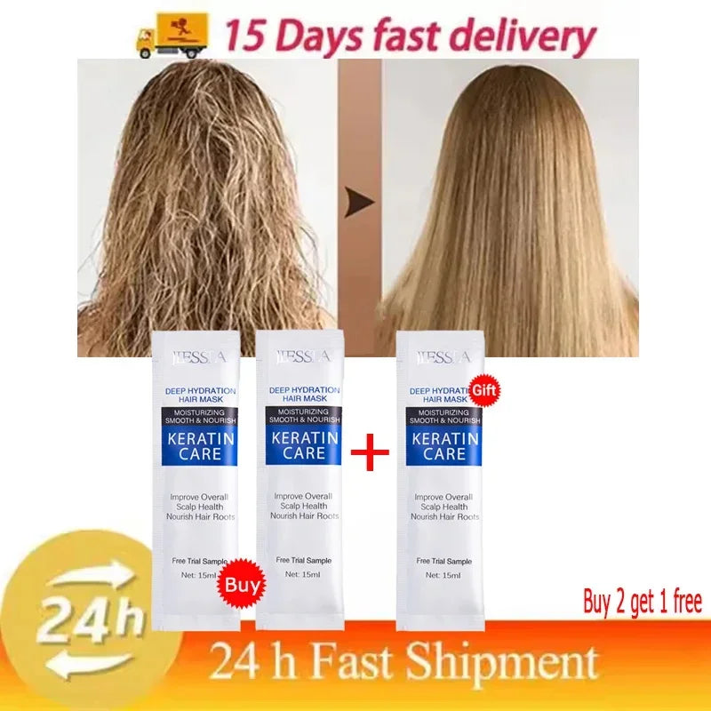 Keratin Hair Mask – Smooth, Moisturise & Control Frizz Fast