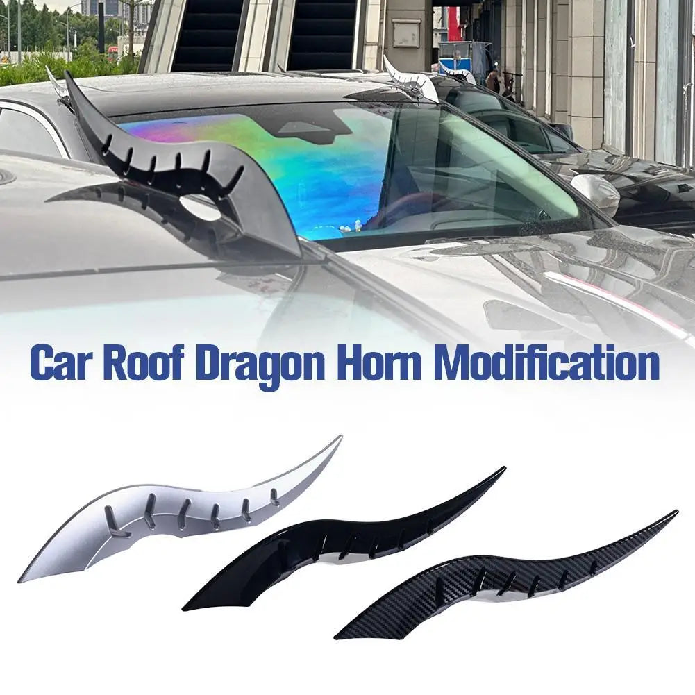 3D Dragon Devil Horn Car Roof Sticker | Halloween Auto Decor