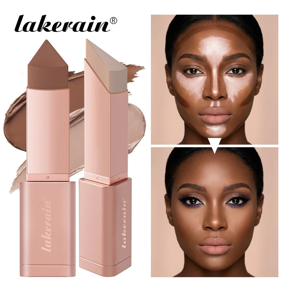 2 IN 1 Cream Bronzer And Contour Stick Waterproof Highly Pigmented Instant Depth & Dimension Contouring Face Makeup Cosmetics Oasis Select