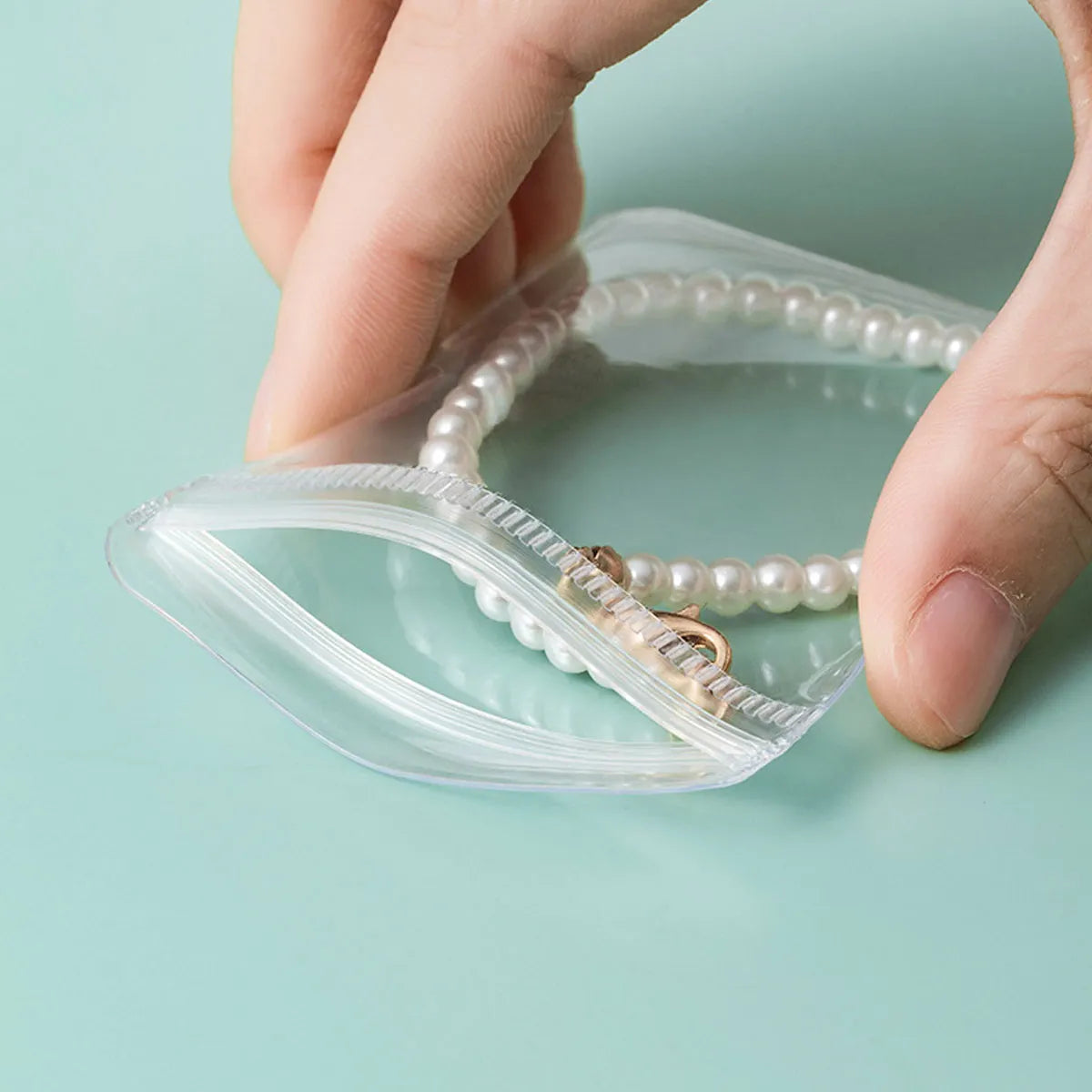 Jewelry storage album, transparent PVC storage book, earring, necklace, bracelet, ring storage bag, anti-oxidation jewelry bag Oasis Select