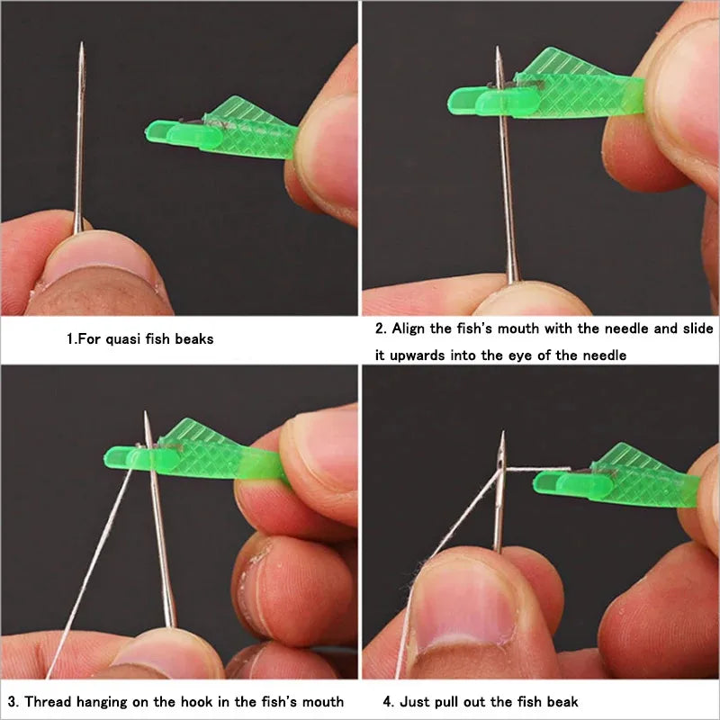 1-50Pcs Automatic Needle Threader DIY Tool Home Hand Sewing Machine Device Thread Auto Needle Cross Stitch Sewing Accessories Oasis Select