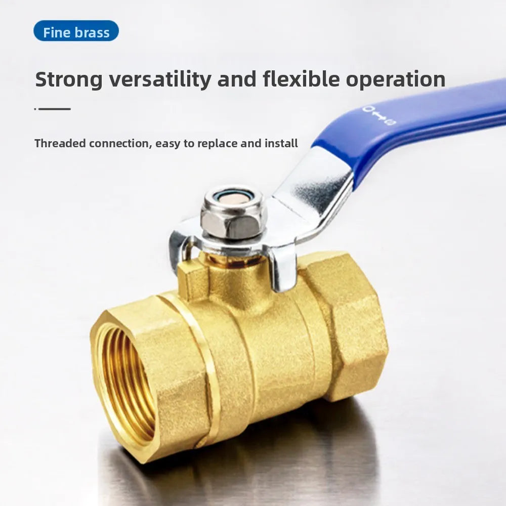 BSPT Brass Mini Ball Valve Air Compressor Water Gas Oil Shut Off Valve 1/8" 1/4" 3/8" 1/2" BSP Threaded Male To Female Oasis Select