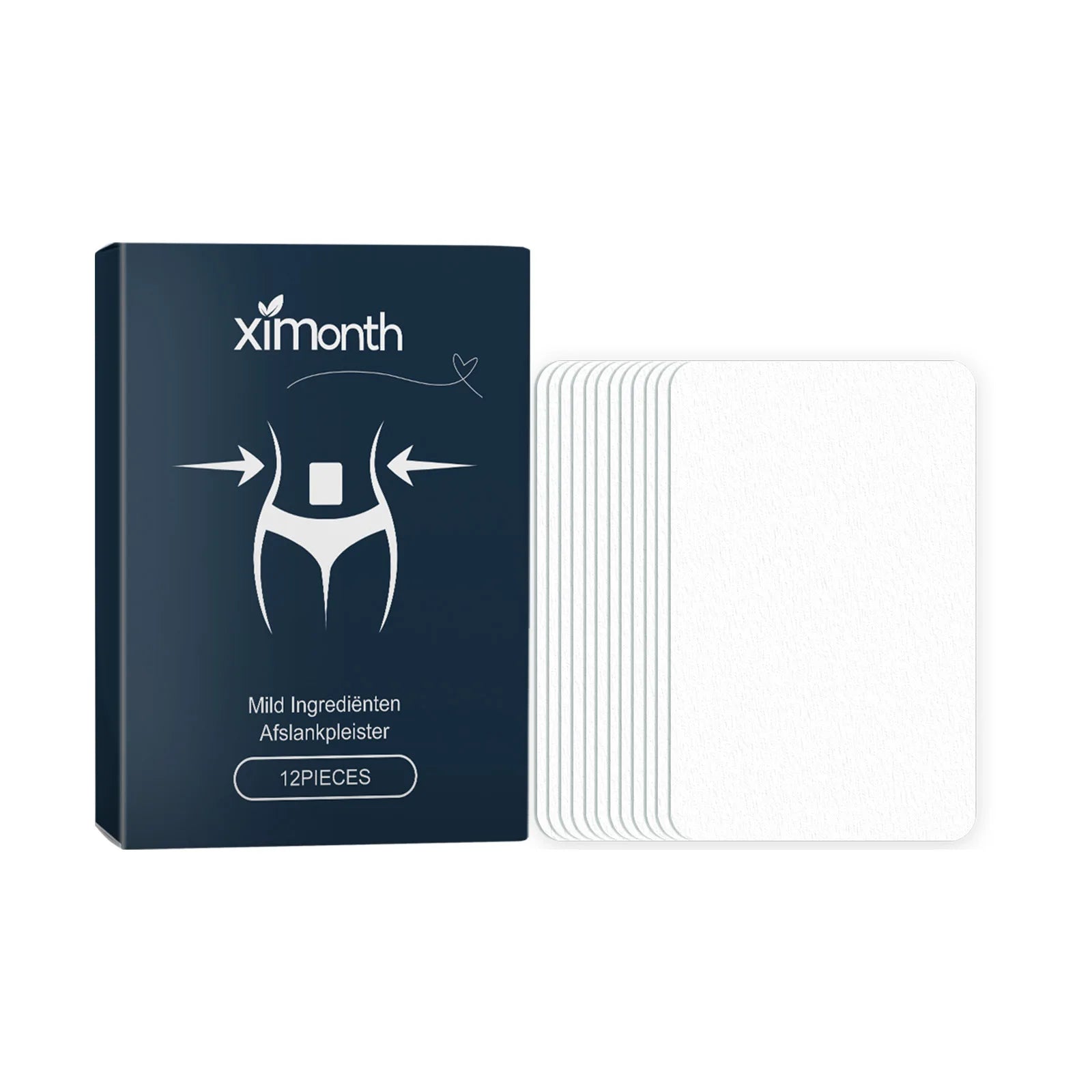 Ximonth Slimming Navel Patch – Herbal Body Firming & Fat Burning Slimming Body Patch Oasis Select 12pieces boxed