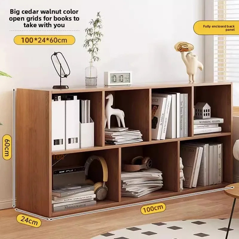 Bookshelf Bookcase Floor Shelf Home Living Room Study Combination