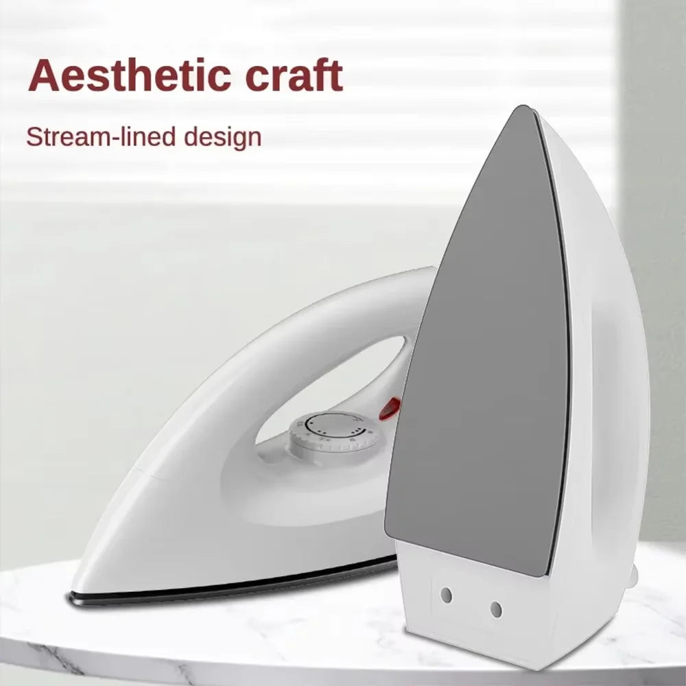 Electric Iron 1000W 5 Gear Adjustable Household Dry Ironing without Water Iron Hot Drilling Heat Transfer for Home Travel Oasis Select