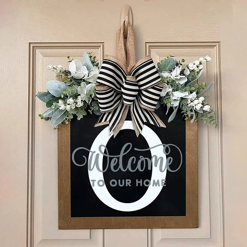 26-letter Personalized Front Door Decoration Door Hangings Layout Props Wooden Crafts Pendants Oasis Select