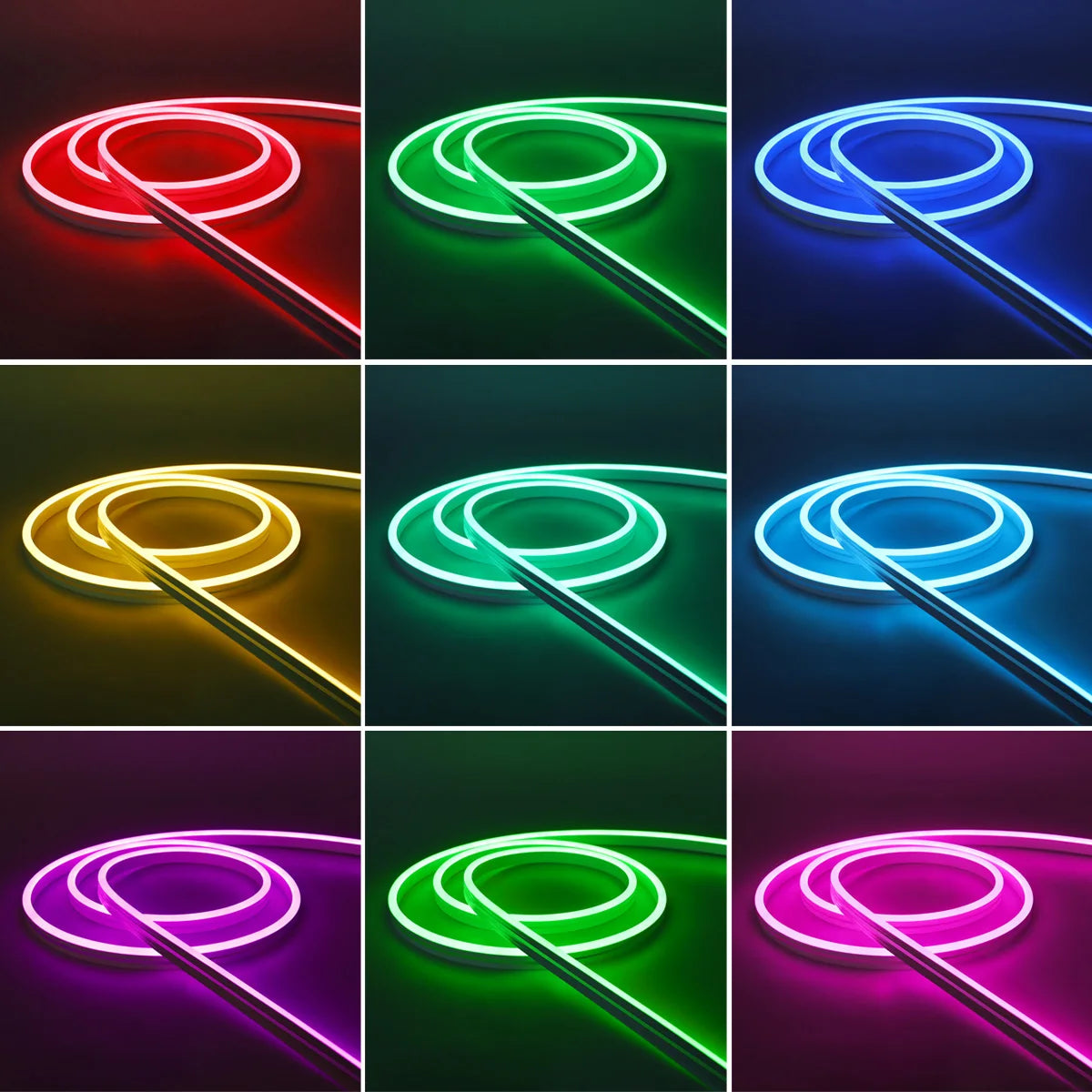 Smart Tuya Neon Strip WIFI/Bluetooth 2 Version APP Control 5V USB Ports RGB Neon Sign Waterproof DIY Room Wall Atmosphere Lamp Oasis Select