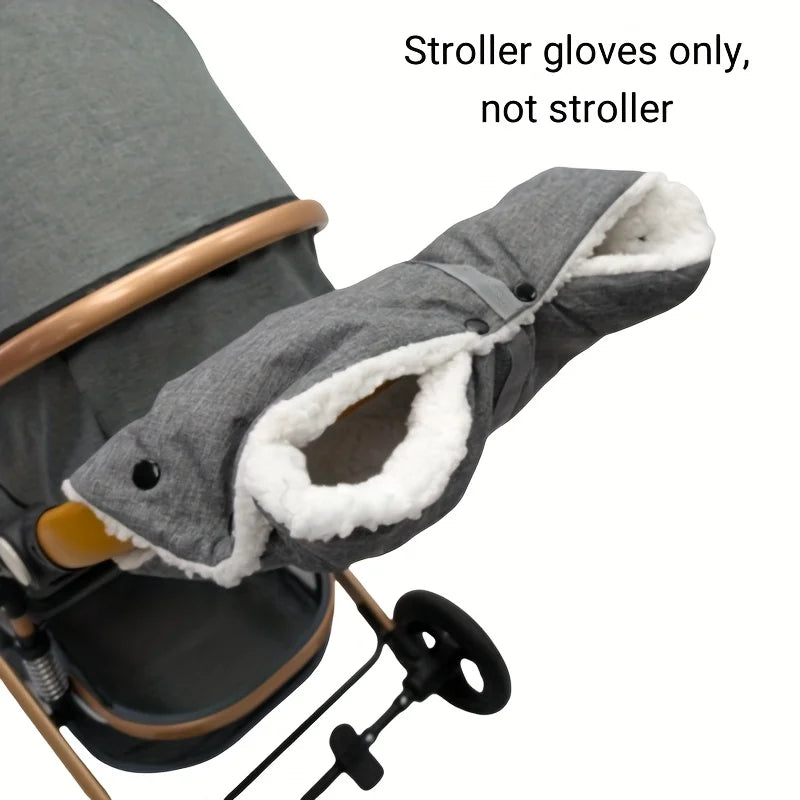 1pc Stroller Armrest Cover Bag - Durable Polyester, Adjustable Strap, Perfect for Autumn & Winter Travel, with Zipper, Sleek Bag Oasis Select