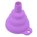 1/2pcs Engine Funnel Car Universal Silicone Liquid Funnel Detergent Replacement Portable Car Engine Gasoline Replacement Funnel Oasis Select big 1PC Purple