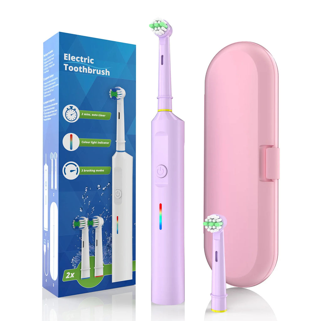 URGGU Rotating Electric Toothbrush | Oral B Compatible, USB-C