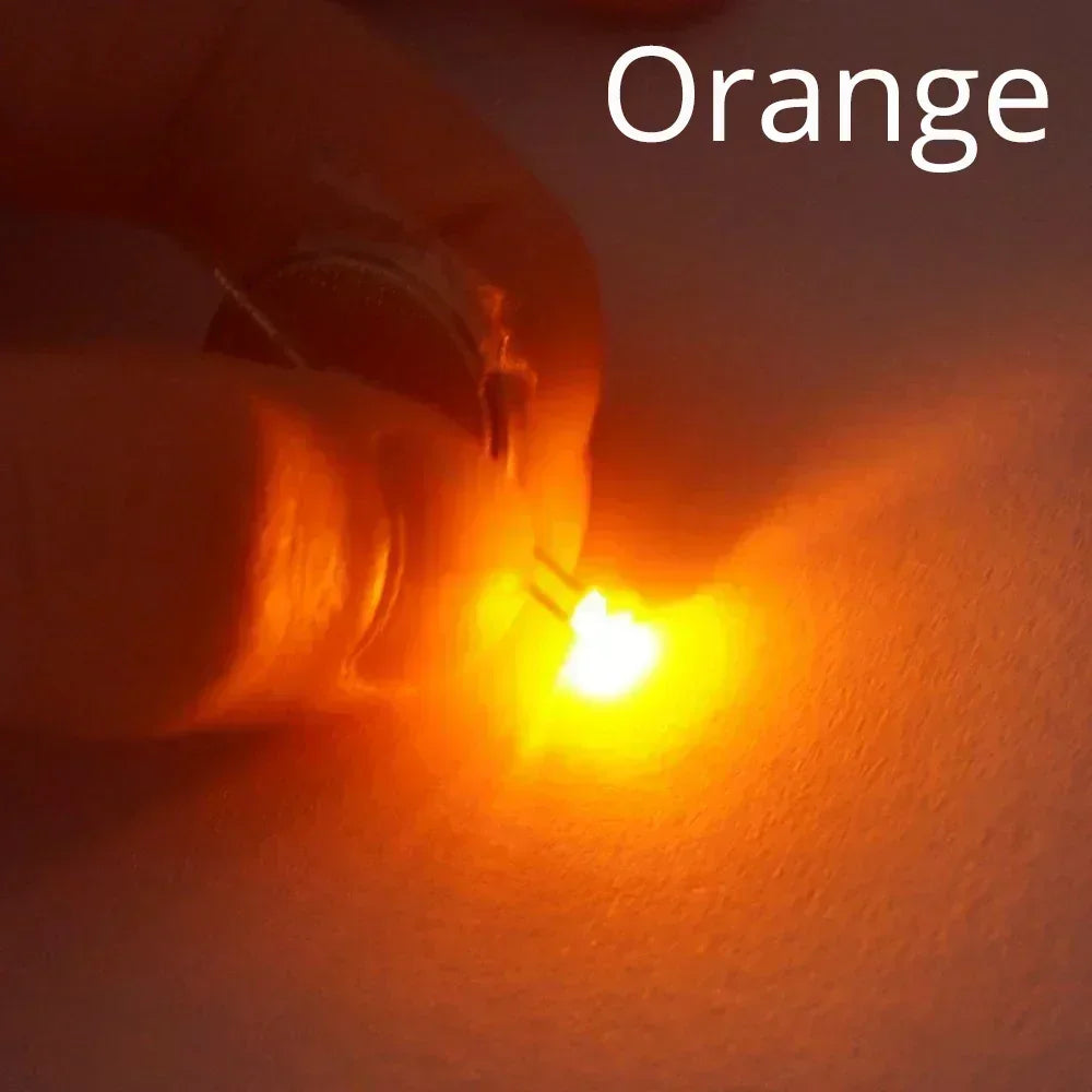 10PCS 0805 SMD LED Chips – 9 Colors, RoHS, 3.3V DIY PCB