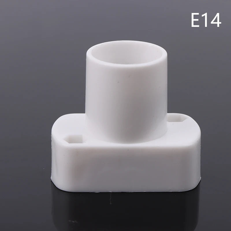 1pcs E12 E14 E17 Mini Screw Lamp Base Supporto Lamp Holder Light Bulb Socket Holder Adapter Oasis Select E14