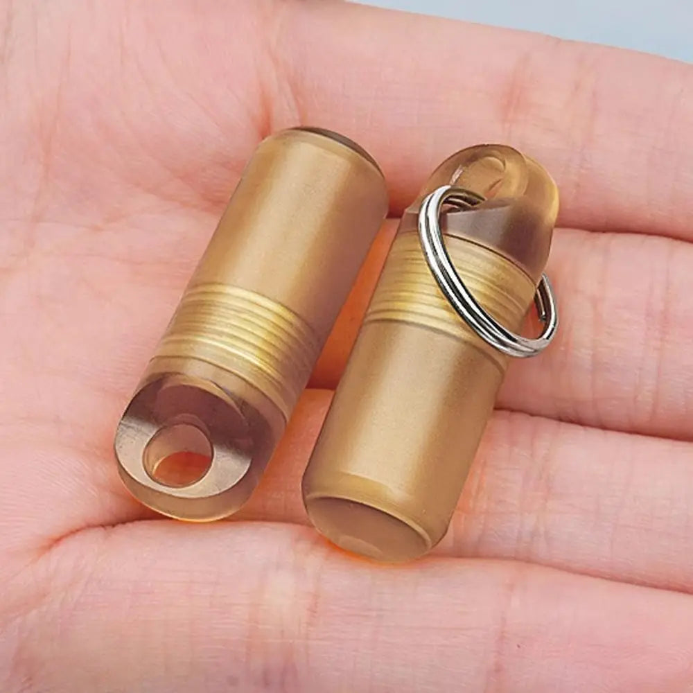 Small Size Hanging PEI Bottle Portable Waterproof Mini Pill Box Heat-resistant Multifunctional Emergency Pill Container Camping Oasis Select
