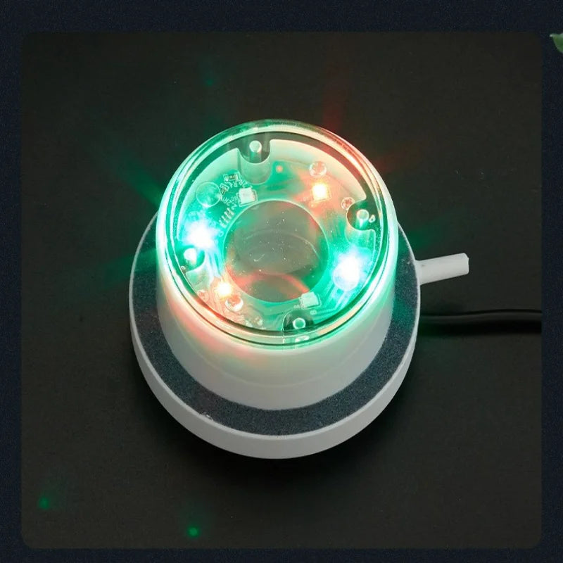 Aquarium LED Oxygen Pump Light | Color Changing Fish Tank Lamp