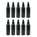 10-Pack 100ml Black Refillable Spray Bottles | Travel Atomizer