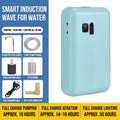 USB Rechargeable Intelligent Electric Oxygenator Portable Oxygen Pump Outdoor Fishing Water Sucker LED Lighting Fishing Gear Set Oasis Select Sensor model-Blue