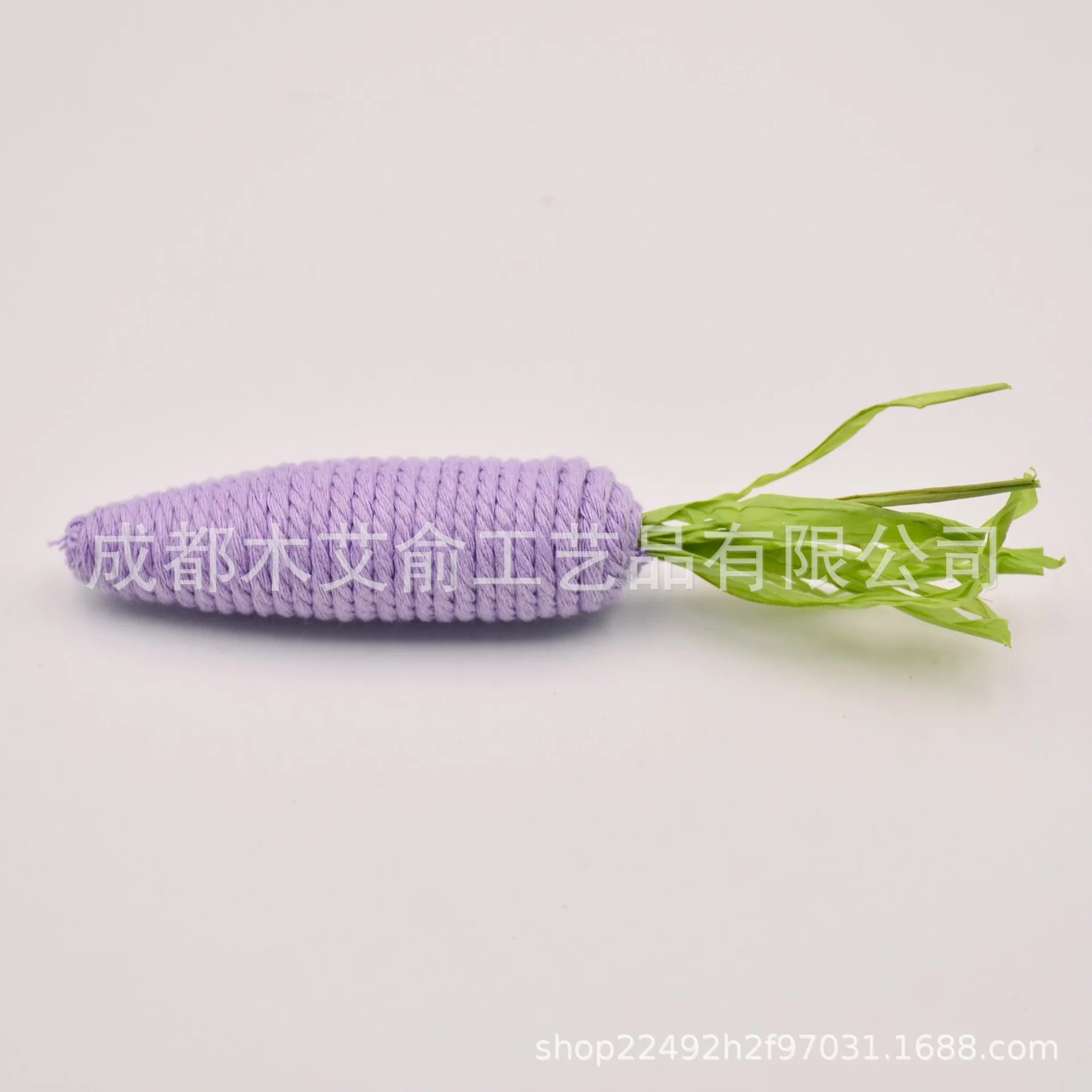 Easter Carrot Tray Decoration Twine Decoration Scene Layout Oasis Select Light purple 15cm