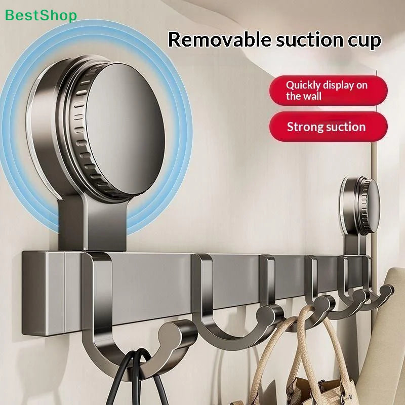 No-Drill Vacuum Suction Cup Coat Hook – Removable & Reusable