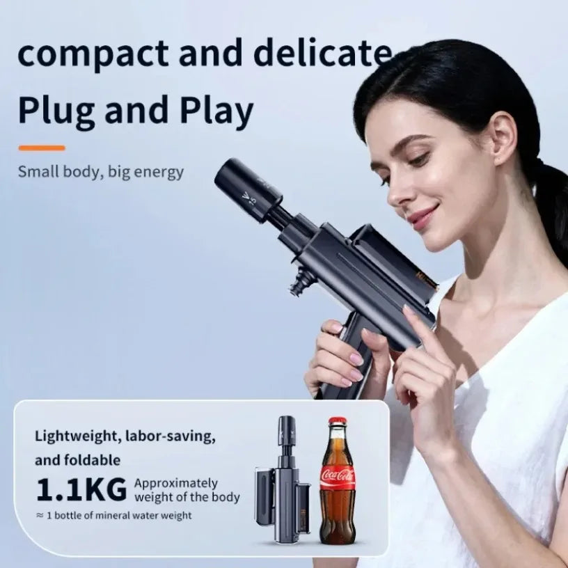 Power Wash Gun Multi-Function Nozzle Car/Floor Rechargeable Lithium Battery 4000mAh Portable High Pressure Cordless Oasis Select