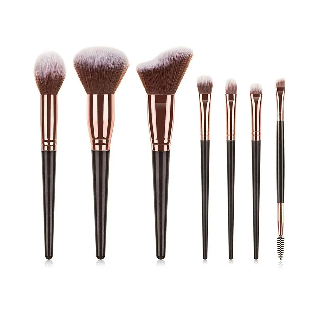 7PCs/Kit makeup brush custom Women Essential Foundation Makeup Brushes for Powder Concealers Eye Shadows Blush Make Up Brushes Oasis Select B