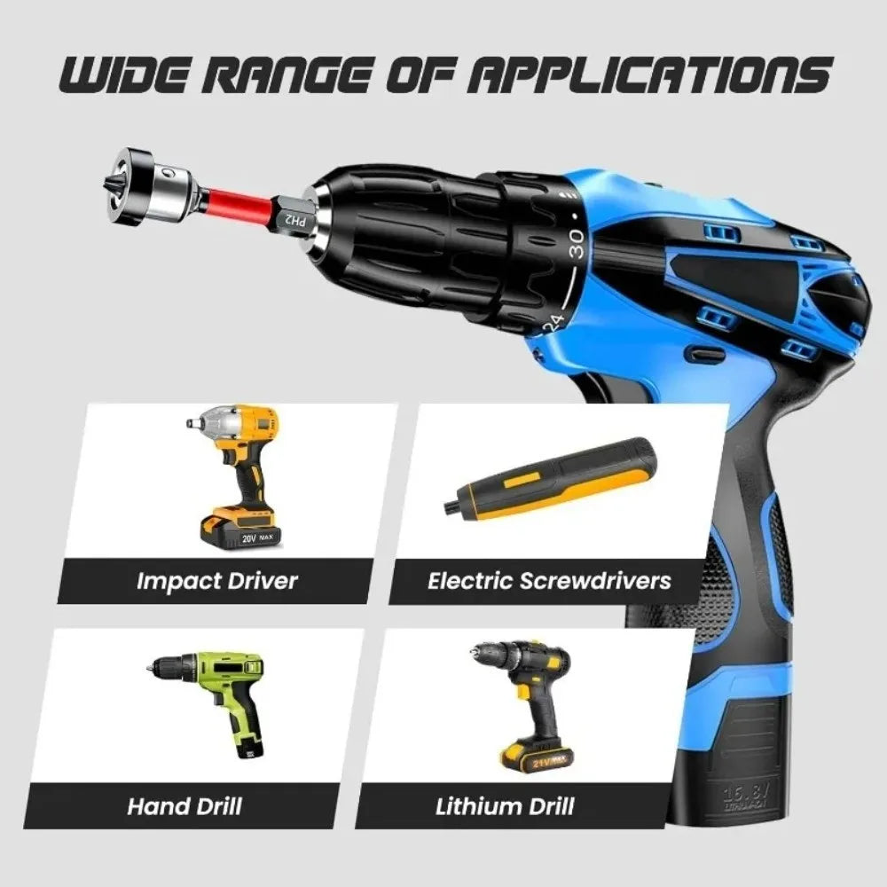 Cross Positioning Screwdriver Bits Multifunctional Magnetic S2 Drywall Screw for Plasterboard Head Drilling Tools Oasis Select