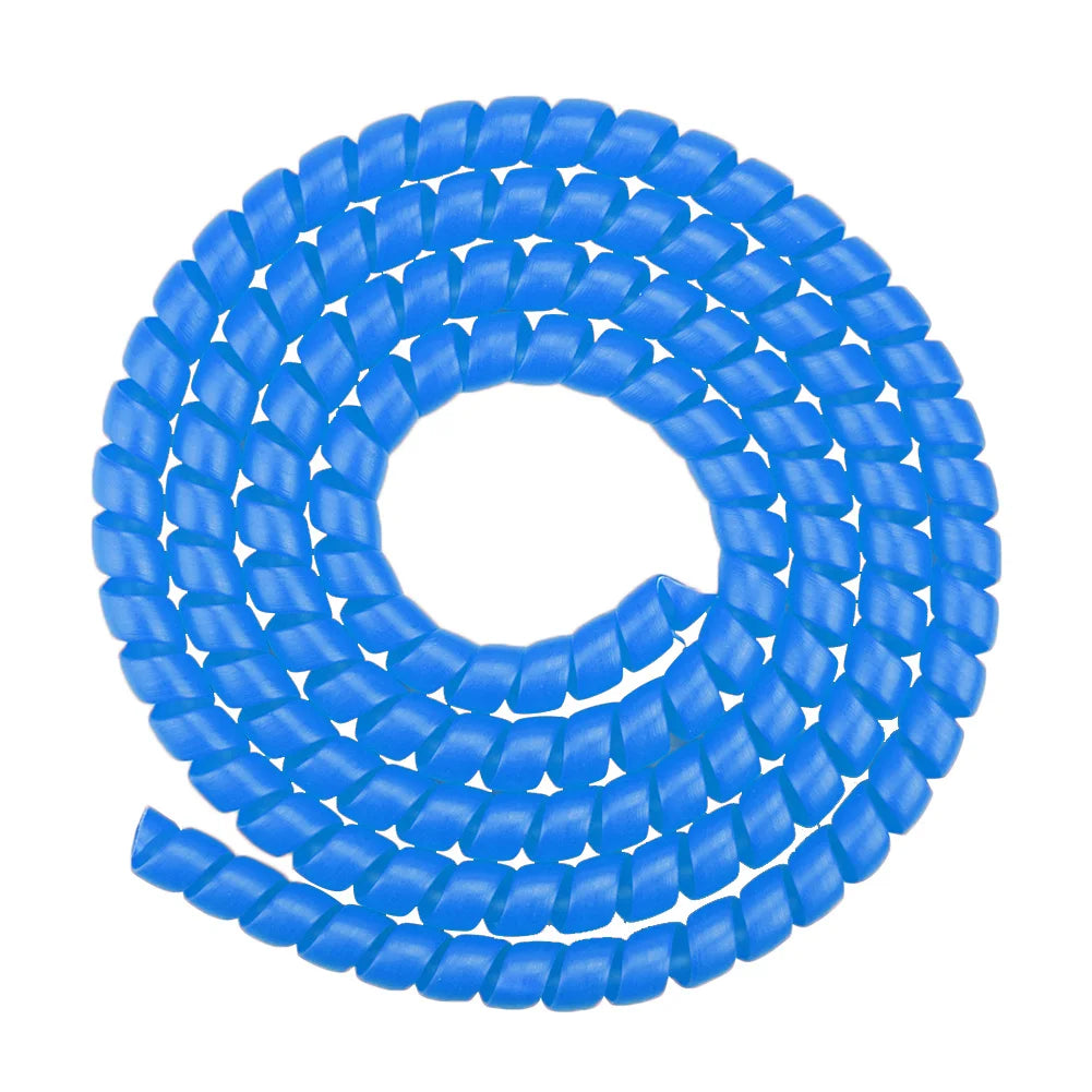 1.3m Spiral Cable Protector for Xiaomi M365 & Ninebot Scooter Cable Protector Tube Oasis Select Blue United States
