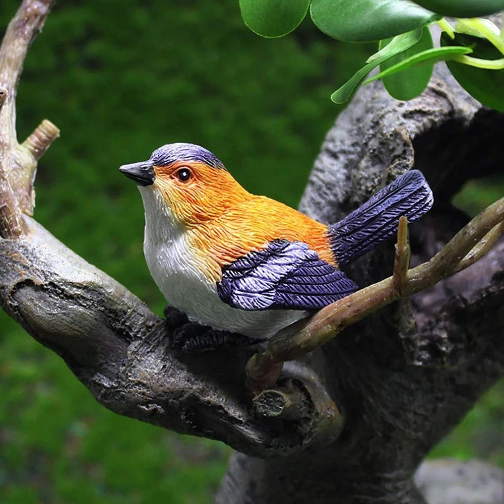 Crafts Dollhouse Little Birds Animal Model Succulent Plant Home Decor Fairy Garden Decor Micro Landscape Miniature Figurines Oasis Select