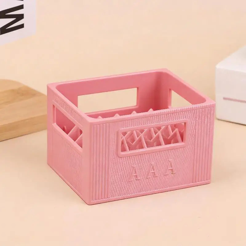 1Pcs 30/20 Compartments 3D Printed Beer Crate Shaped Battery Storage Box Stackable Desktop Organizer Battery Holder Container Oasis Select A4