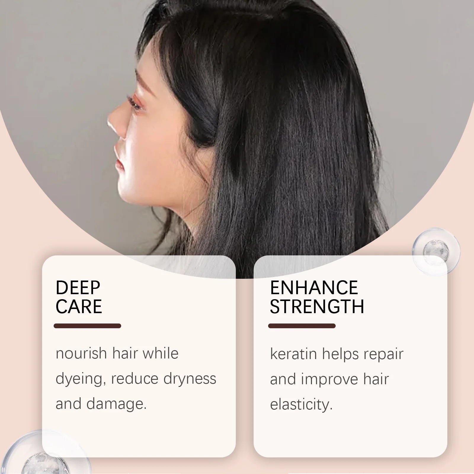 Hoegoa Anti-Frizz Hair Brightening Conditioner Enhances Hair Color Increases Hair Elasticity Shine Deep Nourishing Conditioner Oasis Select