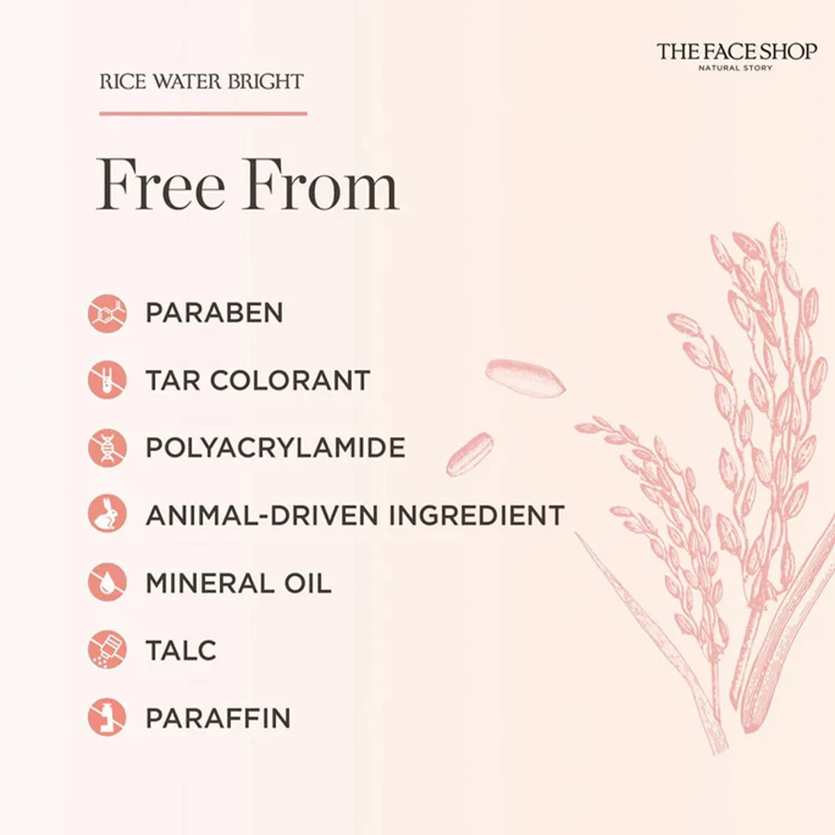 THE FACE SHOP RICE WATER BRIGHT FACE CLEANSER 150g,Luxurious Foam,Nourishing,Moisture-Retaining,Korean Skincare,Korean Makeup Oasis Select