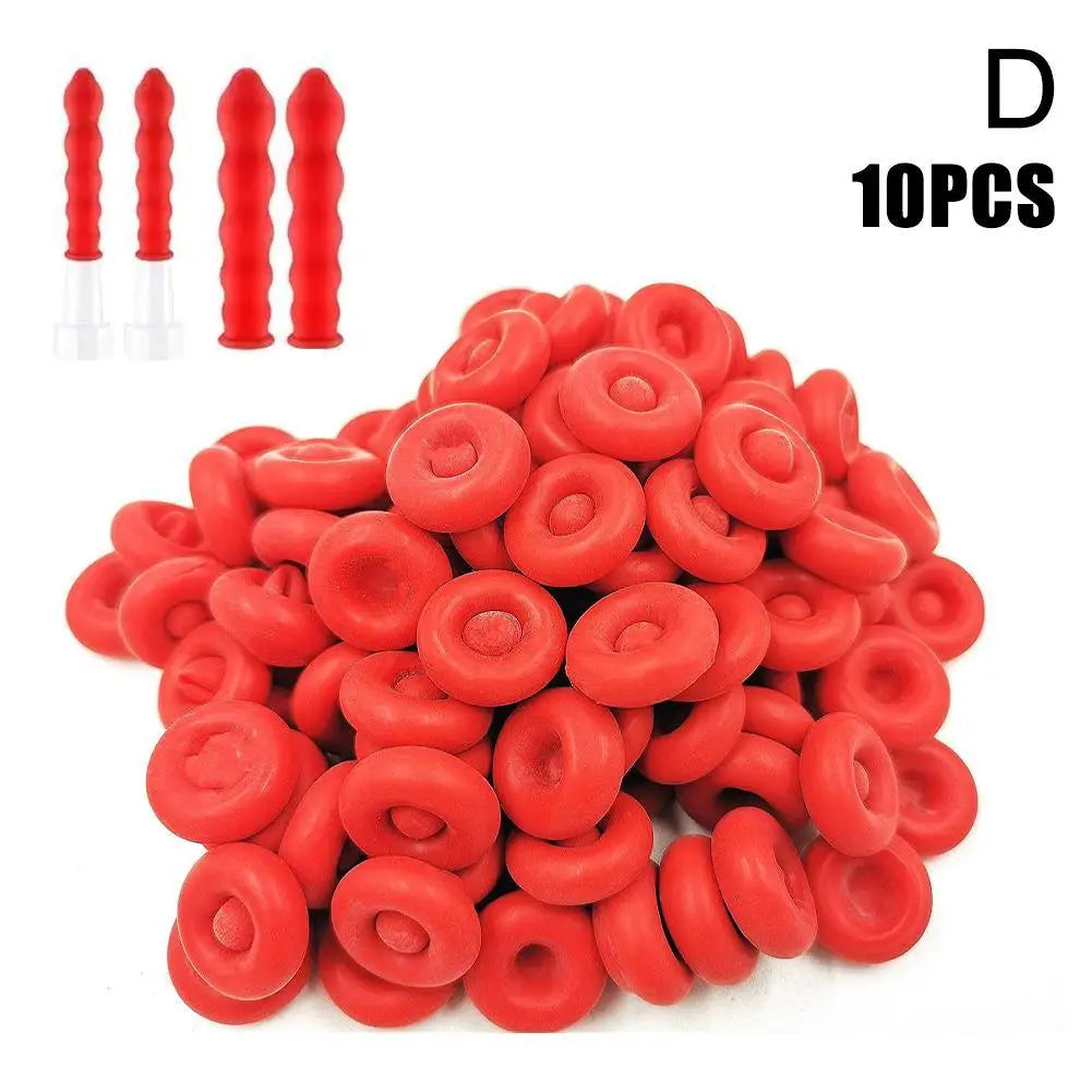 Rubber Caulk Saver Sealing Caps for Caulking Tubes – 10–100 Pack Caulk Nozzle Cap Oasis Select 10pcs