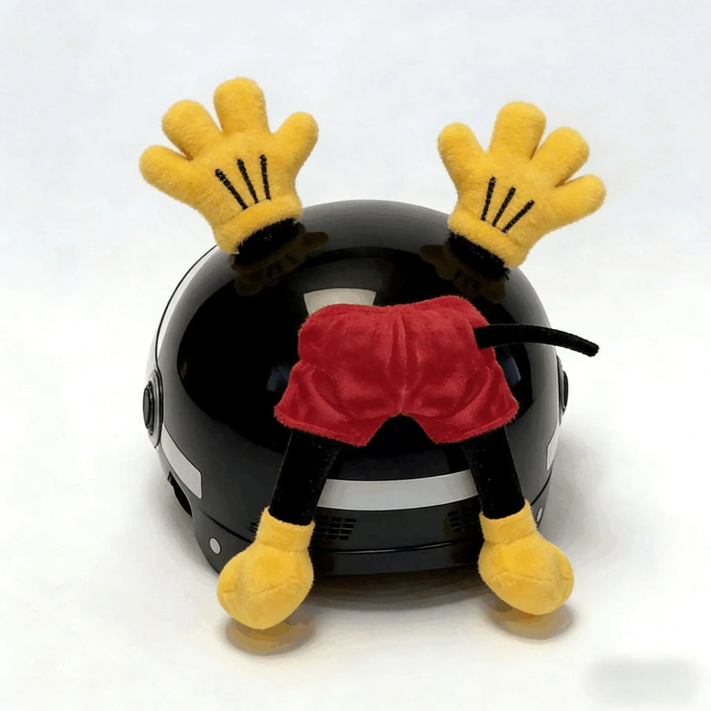 Helmet Decoration Doll Mouse Ears Butt Decoration Cute Doll Motorcycle Helmet Decoration Oasis Select 3pcs 1