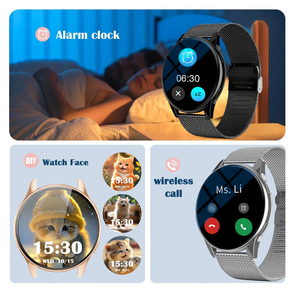 SIMSONLAB Smart Watch – Bluetooth Calling & Health Tracker