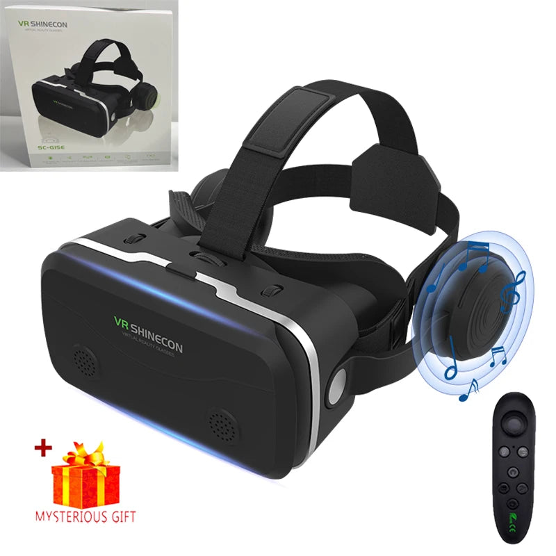 AyeBeau VR Headset 3D Glasses for Smartphones | Shinecon G15E