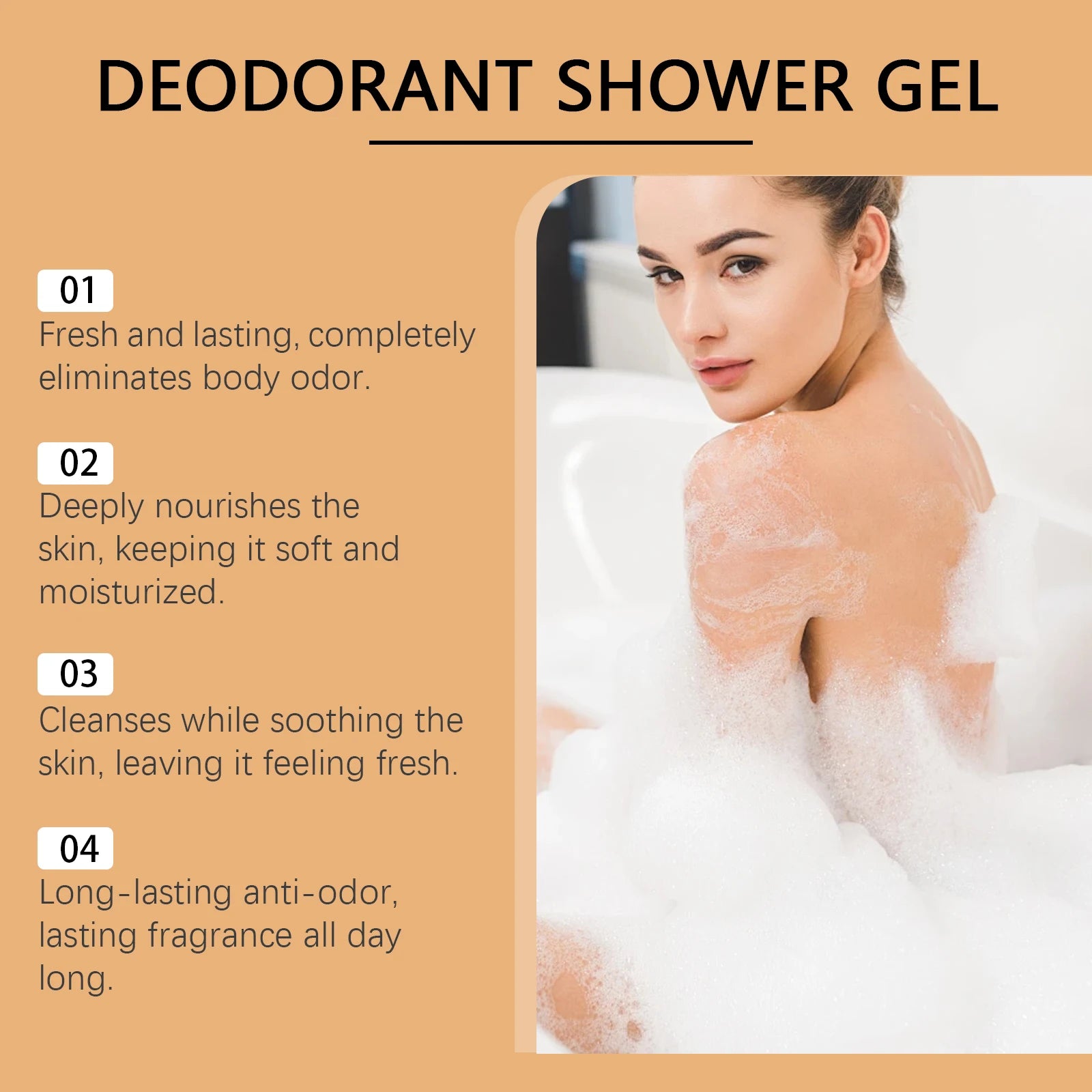 Nourishing Body Shower Gel – Moisturizing & Oil-Control Body Shower Gel Oasis Select