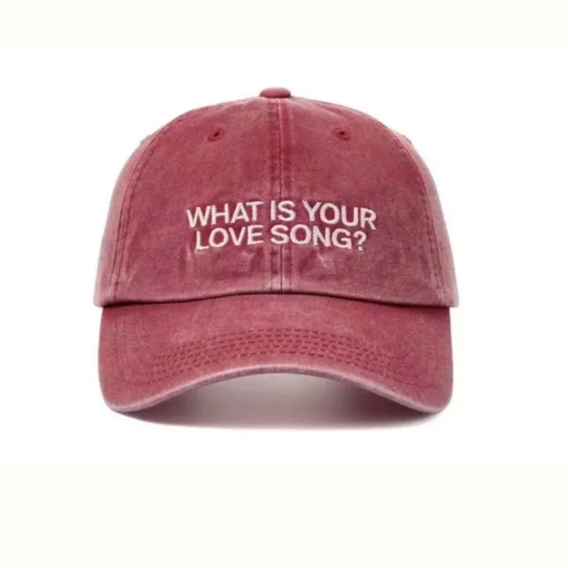 Vintage Washed Cotton Baseball Cap Distressed Printed Soft Denim Hat Retro Casual Headwear for Daily Matching Men and Women Oasis Select