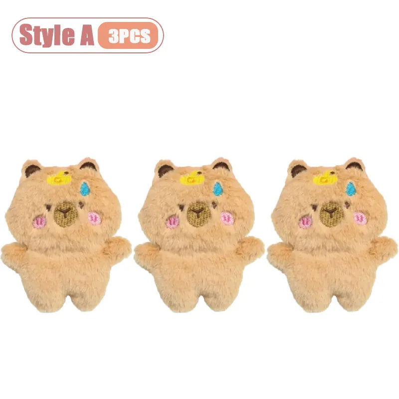 Capybara Plush Keychain – Squeaky Cute Bag Charm | 1–10 PCS